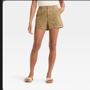Women's High-Rise Trouser Shorts - Universal Thread™ Brown 6